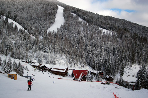 Snowbowl skiing, Montana